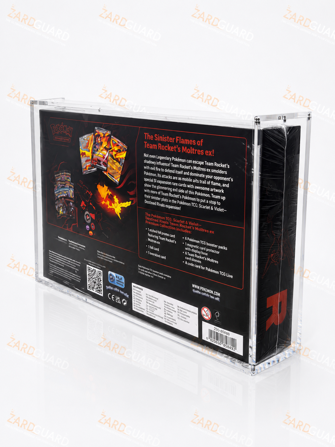 Pokemon Moltres UPC Acrylic Case